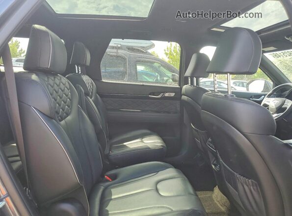 KM8R5DHE6LU039314 2020 HYUNDAI PALISADE Charcoal Вид задньої частини салону