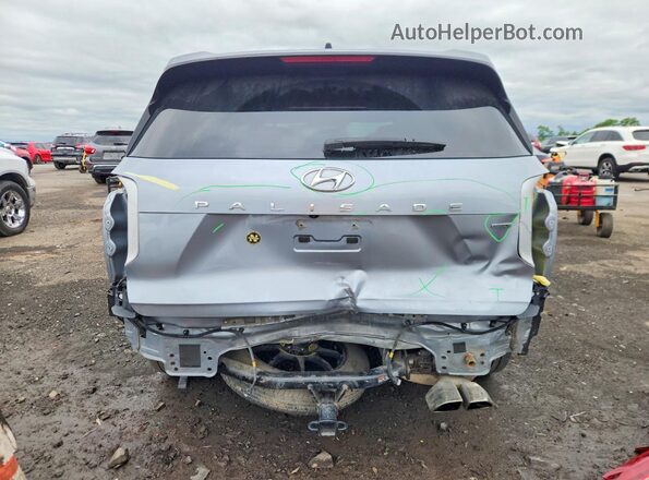 KM8R5DHE7LU075948 2020 HYUNDAI PALISADE Silver Вид ззаду