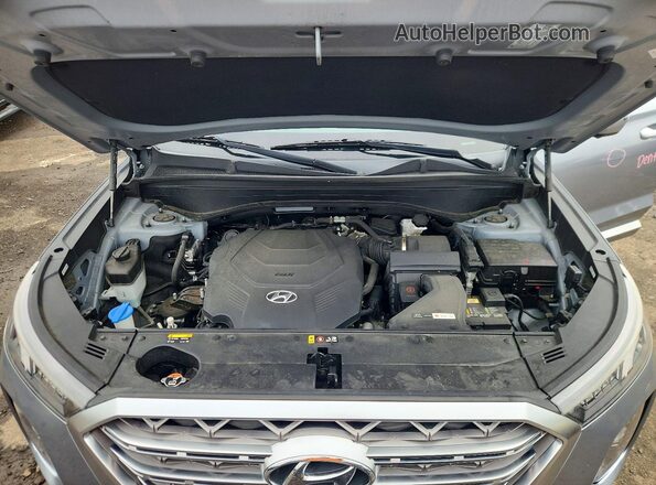 KM8R5DHE7LU075948 2020 HYUNDAI PALISADE Silver Вид підкапотного простору