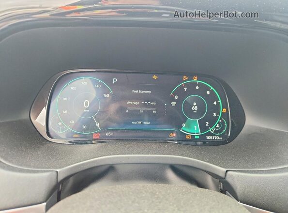 KM8R5DHE7LU075948 2020 HYUNDAI PALISADE Silver Вид щитка приладів