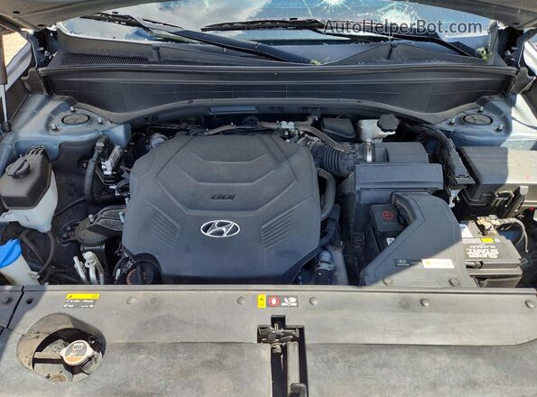 KM8R5DHE8LU055062 2020 HYUNDAI PALISADE Gray ძრავის განყოფილების ხედი