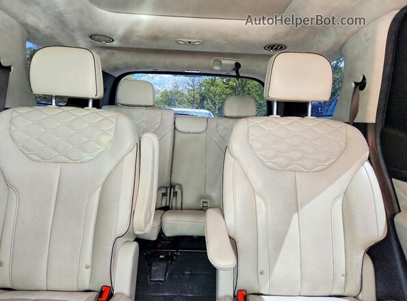 KM8R5DHE8LU055062 2020 HYUNDAI PALISADE Gray უკანა სავარძლების ხედი