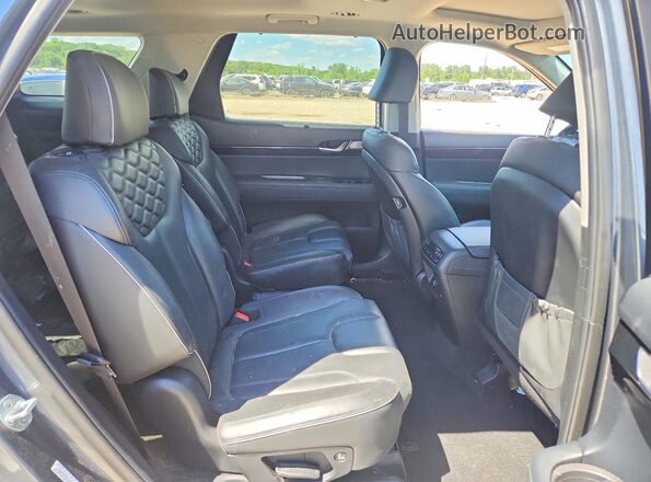 KM8R5DHE8MU224532 2021 HYUNDAI PALISADE Серый Вид задних сидений