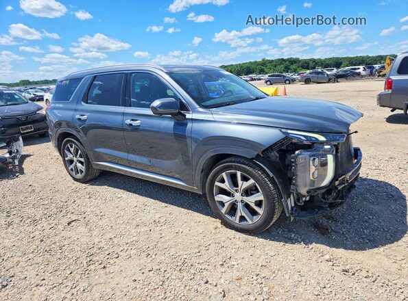KM8R5DHE8MU224532 2021 HYUNDAI PALISADE Серый Передняя правая четверть