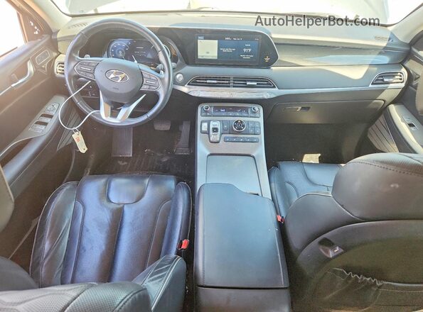 KM8R5DHE8MU224532 2021 HYUNDAI PALISADE Серый Вид панели приборов