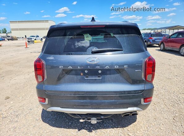 KM8R5DHE8MU224532 2021 HYUNDAI PALISADE Серый Вид сзади