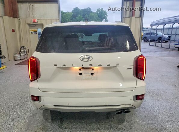 KM8R5DHE8MU315512 2021 HYUNDAI PALISADE White Rear view