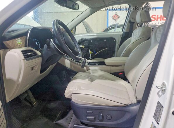 KM8R5DHE8MU315512 2021 HYUNDAI PALISADE White Front interior view