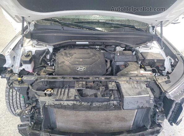 KM8R5DHE8MU315512 2021 HYUNDAI PALISADE White Engine compartment view