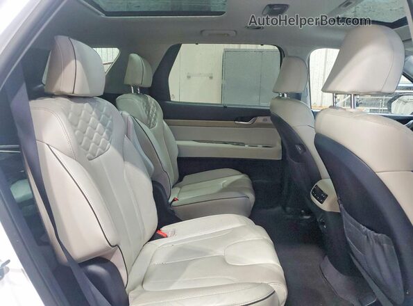 KM8R5DHE8MU315512 2021 HYUNDAI PALISADE White Rear interior view