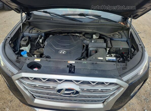 KM8R5DHE9LU035452 2020 HYUNDAI PALISADE Charcoal ძრავის განყოფილების ხედი