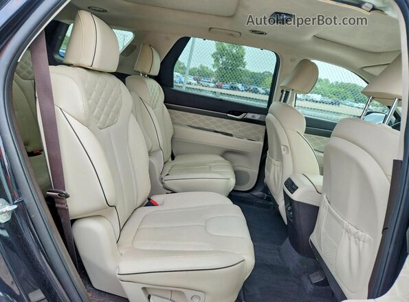 KM8R5DHE9LU035452 2020 HYUNDAI PALISADE Charcoal უკანა სალონის ხედი