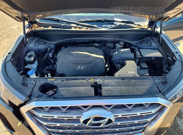 KM8R5DHE9LU124776 2020 HYUNDAI PALISADE Black Вид підкапотного простору