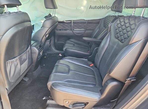 KM8R5DHE9LU124776 2020 HYUNDAI PALISADE Black Вид задньої частини салону