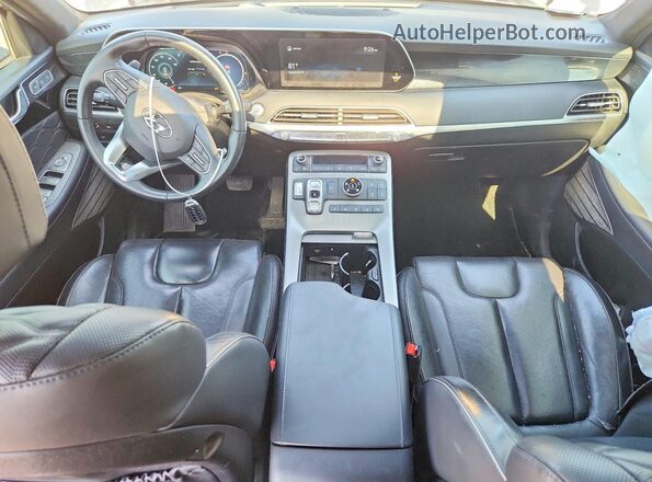 KM8R5DHE9LU124776 2020 HYUNDAI PALISADE Black Вид панелі приладів