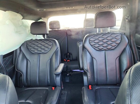 KM8R5DHE9LU124776 2020 HYUNDAI PALISADE Black Вид задніх сидінь