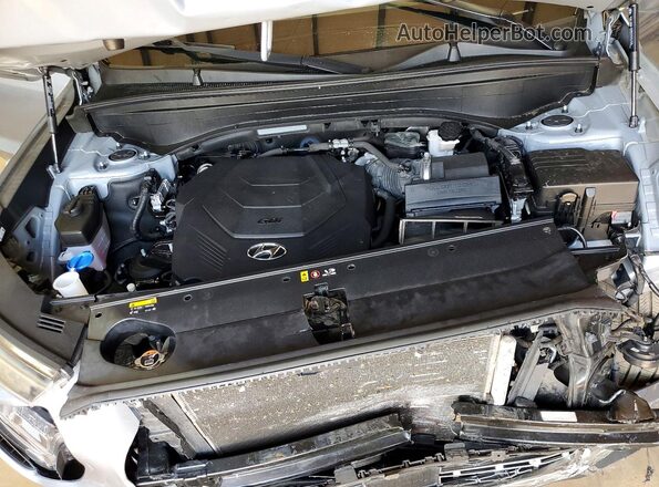 KM8R5DHE9LU131453 2020 HYUNDAI PALISADE Silver Շարժիչի բաժամունքի տեսք