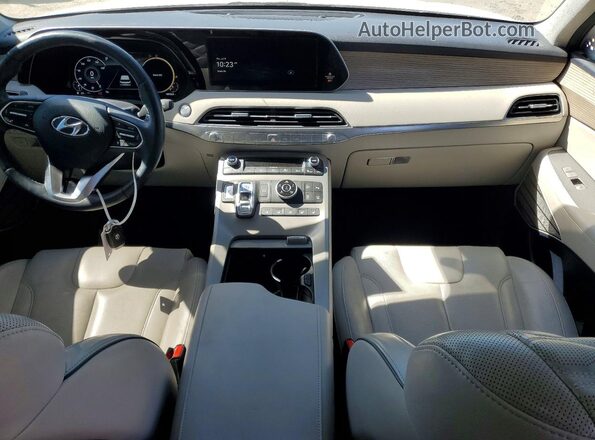 KM8R5DHEXMU192442 2021 HYUNDAI PALISADE White Вид панелі приладів