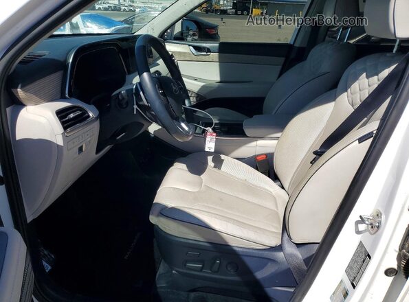 KM8R5DHEXMU192442 2021 HYUNDAI PALISADE White Вид салону спереду