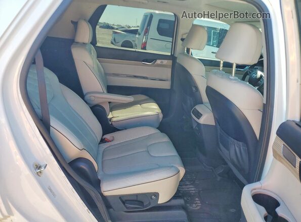 KM8R5DHEXMU192442 2021 HYUNDAI PALISADE White Вид задньої частини салону