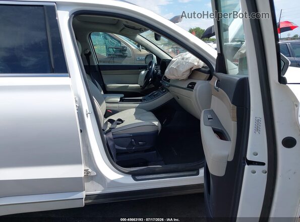 KM8R5DHEXMU210860 2021 HYUNDAI PALISADE White Սալոնի դիմացի տեսք
