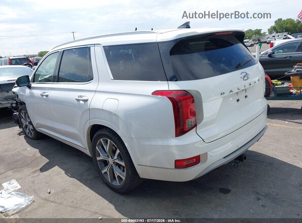 KM8R5DHEXMU210860 2021 HYUNDAI PALISADE White Հետևի ձախ