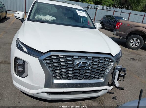 KM8R5DHEXMU210860 2021 HYUNDAI PALISADE White 