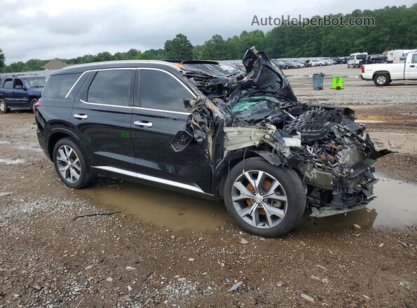 KM8R5DHEXMU225486 2021 HYUNDAI PALISADE Черный Передняя правая четверть