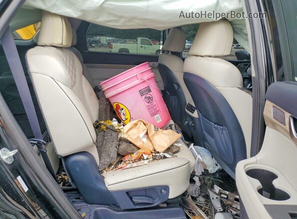 KM8R5DHEXMU225486 2021 HYUNDAI PALISADE Черный Вид задней части салона