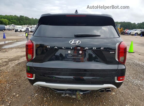 KM8R5DHEXMU225486 2021 HYUNDAI PALISADE Черный Вид сзади