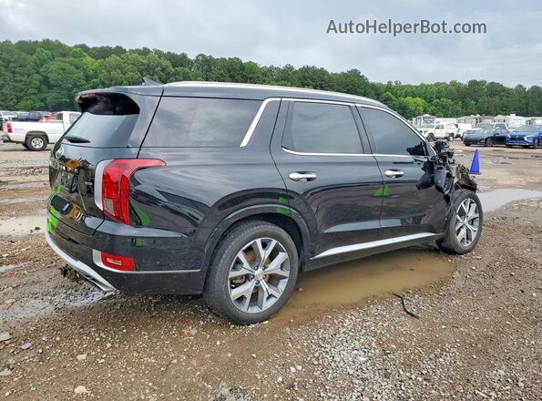 KM8R5DHEXMU225486 2021 HYUNDAI PALISADE Черный Задняя правая четверть