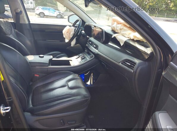KM8R5DHEXNU374238 2022 HYUNDAI PALISADE Navy Front interior view