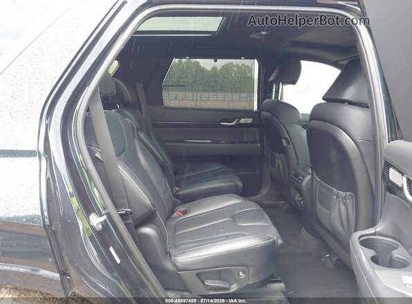 KM8R74GE0PU585740 2023 HYUNDAI PALISADE Navy VIN sticker view