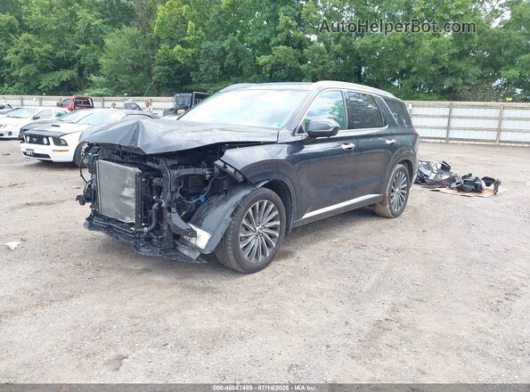 KM8R74GE0PU585740 2023 HYUNDAI PALISADE Navy Front left