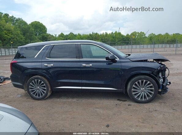 KM8R74GE0PU585740 2023 HYUNDAI PALISADE Navy Rear interior view