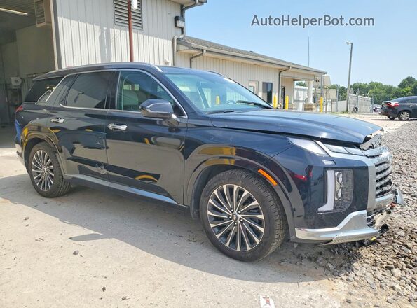 KM8R74GE2PU514488 2023 HYUNDAI PALISADE Черный Передняя правая четверть