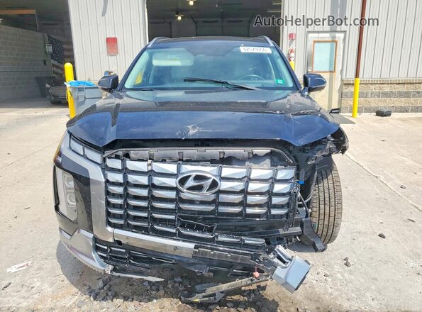 KM8R74GE2PU514488 2023 HYUNDAI PALISADE Черный Вид спереди