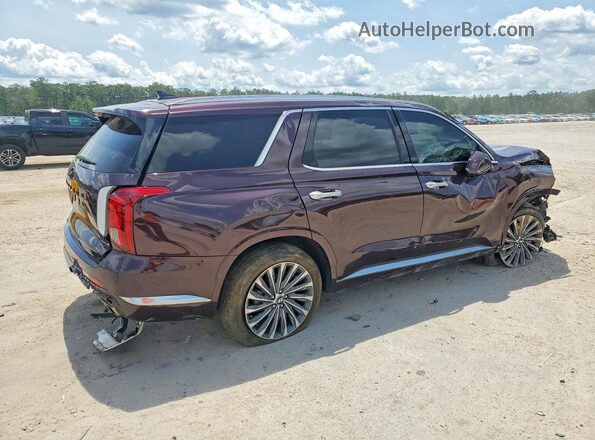 KM8R74GE6RU782866 2024 HYUNDAI PALISADE Maroon Tył prawy