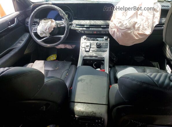 KM8R74GE6RU782866 2024 HYUNDAI PALISADE Maroon Widok deski rozdzielczej