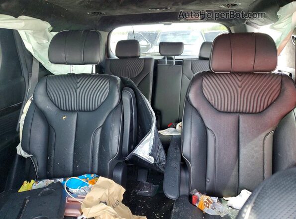 KM8R74GE6RU782866 2024 HYUNDAI PALISADE Maroon Widok tylnych siedzeń
