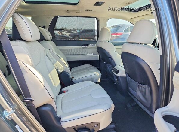 KM8R74GE7PU574086 2023 HYUNDAI PALISADE Gray Vista interior trasera