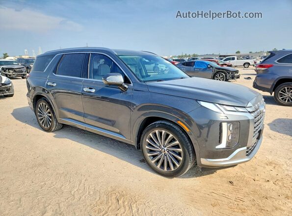 KM8R74GE7PU574086 2023 HYUNDAI PALISADE Gray Delantero derecho