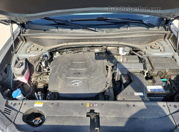 KM8R74GE7PU574086 2023 HYUNDAI PALISADE Gray Vista del compartimento del motor