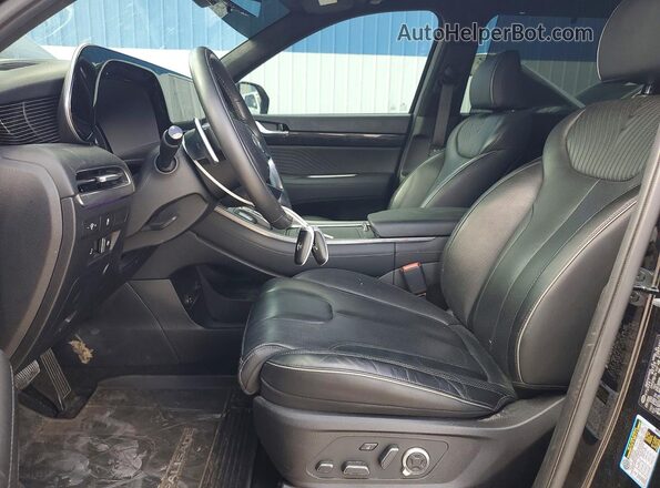KM8R74GEXSU817480 2025 HYUNDAI PALISADE Black Вид салону спереду