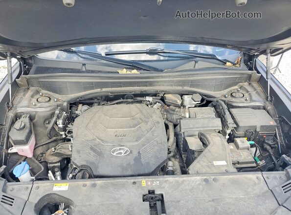 KM8R74GEXSU817480 2025 HYUNDAI PALISADE Black Вид підкапотного простору
