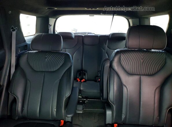 KM8R74GEXSU817480 2025 HYUNDAI PALISADE Black Вид задніх сидінь
