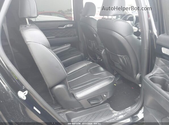 KM8R74HE2MU318173 2021 HYUNDAI PALISADE Black Widok naklejki z numerem VIN