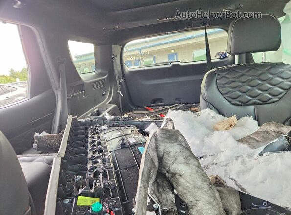 KM8R74HE2NU372977 2022 HYUNDAI PALISADE Gray Вид задніх сидінь