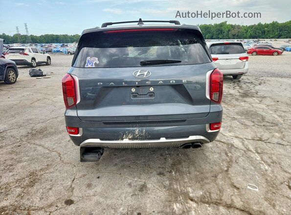KM8R74HE2NU372977 2022 HYUNDAI PALISADE Gray Вид ззаду