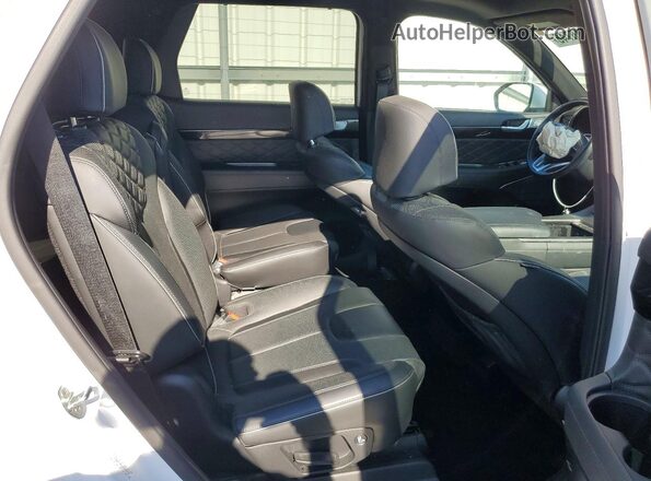 KM8R74HE4MU262768 2021 HYUNDAI PALISADE White Vista interior trasera
